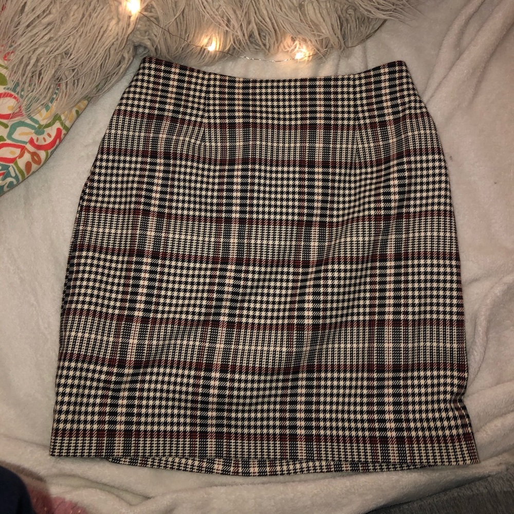 Plaid Mini Skirt